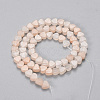 Natural Pink Aventurine Beads Strands X-G-Q468-74-6mm-2