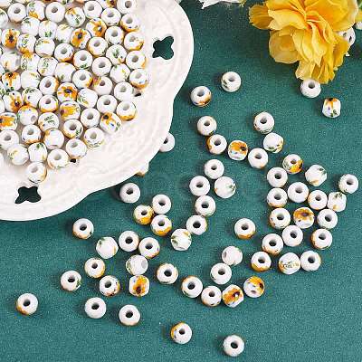 200Pcs Handmade Porcelain Beads Kit for DIY Bracelet Making DIY-SZ0005-94-1