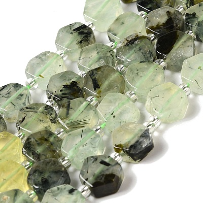 Natural Prehnite Beads Strands G-P534-A01-01-1