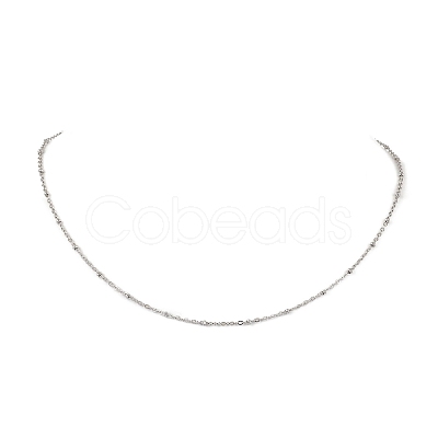 2Pcs 2 Colors 304 Stainless Steel Slider Necklace Makings AJEW-JB01272-1