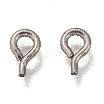 Non-Tarnish 304 Stainless Steel Eye Pin Peg Bails STAS-H133-21P-1