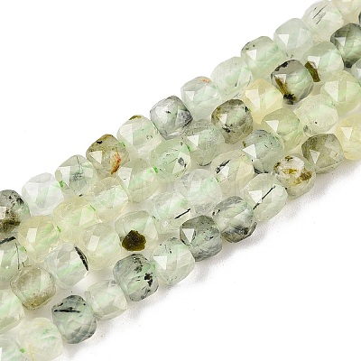 Natural Prehnite Beads Strands G-N342-124-1