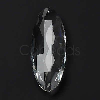 Transparent Glass Pendants GLAA-R223-04B-1