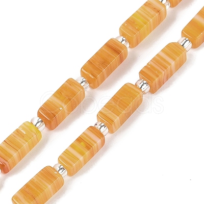 Handmade Lampwork Beads Strands LAMP-Q037-01B-01-1