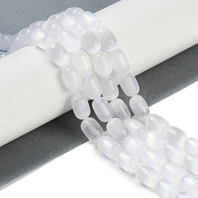 Natural Selenite Beads Strands G-F750-A-1