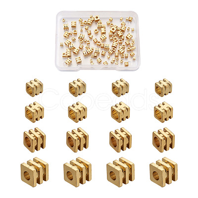 Brass Spacer Beads KK-PJ0001-12G-1