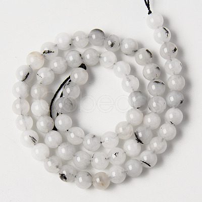 Natural Quartz Beads Strands X-G-T129-11-6mm-1