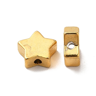 Rack Plating Brass Beads KK-P095-12MG-1