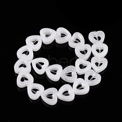 Natural White Jade Beads Strands G-N342-96-1