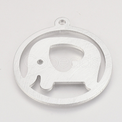 Eco-Friendly Aluminium Big Pendants ALUM-Q001-76B-1