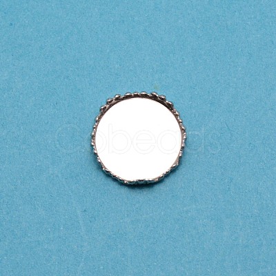 304 Stainless Steel Plain Edge Bezel Cups STAS-WH0031-06P-02-1