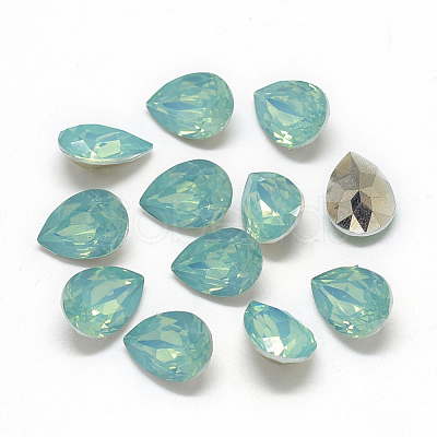 Pointed Back Resin Rhinestone Cabochons RESI-T014-13x18mm-A20-1