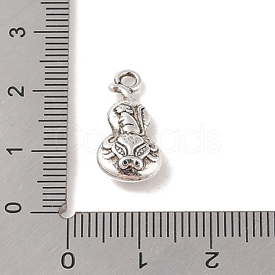 Tibetan Style Alloy Pendant TIBE-Q090-26AS-1