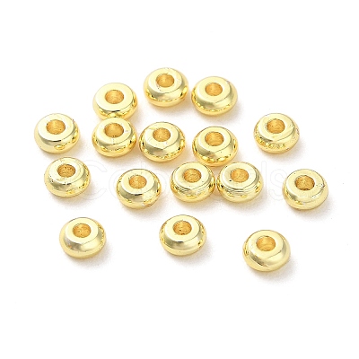 Rack Plating Brass Spacer Beads KKB-I709-02A-G-1