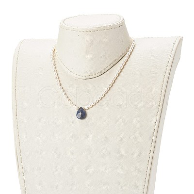 Pearl Beaded Necklace NJEW-JN03548-04-1