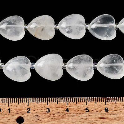 Natural Quartz Crystal Beads Strands G-E614-A25-01-1