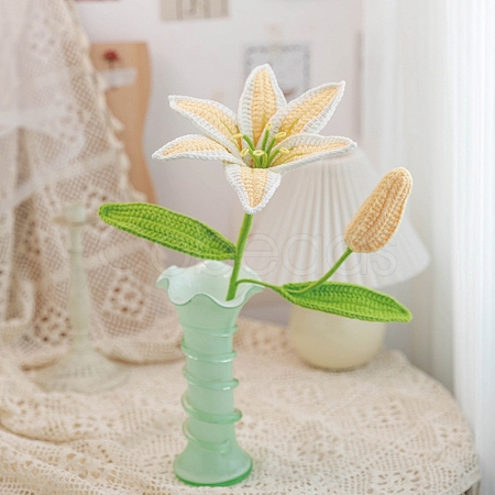 DIY Lily Flower Knitting Kits for Beginners PW-WGA01C2-06-1