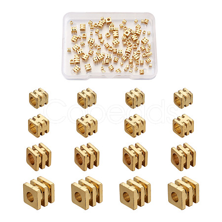 Brass Spacer Beads KK-PJ0001-12G-1