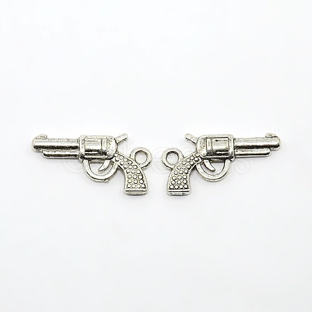 Zinc Alloy Gun Necklace Pendant X-EA9073Y-1