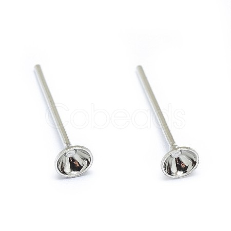 Iron Stud Earring Findings IFIN-F157-05P-A-1