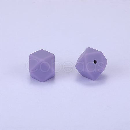 Hexagonal Silicone Beads SI-JX0020A-42-1