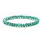 Fashionable Faceted Rondelle Glass Beads Stretch Bracelets for Women Girls Gift