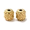 304 Stainless Steel Beads, Column, Real 18K Gold Plated, 8x8mm, Hole: 2.2mm