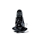 Natural Obsidian Statue Ornaments, for Home Display Decorations, Earth Mother Goddess, 37mm