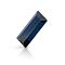 Preciosa&reg MAXIMA Crystal Fancy Stones, Czech Crystal, 435 26 212 Baguette, Dura Foiling, 30280 Dark Indigo, 4x2mm.