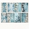 40Pcs 8 Styles Scrapbook Paper Pads, for DIY Album Scrapbook, Background Paper, Diary Decoration, Light Sky Blue, 125x85mm, 40pcs/set