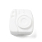 Camera Food Grade Eco-Friendly Silicone Focal Beads, Chewing Beads For Teethers, DIY Nursing Necklaces Making, White, 24x23x12mm, Hole: 2mm