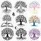 Custom PVC Plastic Clear Stamps, for DIY Scrapbooking, Photo Album Decorative, Cards Making, Stamp Sheets, Film Frame, Tree of Life, 160x110x3mm