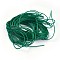 Korean Waxed Polyester Cords, Green, 1mm, about 16.4 yards(15m)/bag