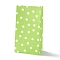 Rectangle Kraft Paper Bags, None Handles, Gift Bags, Polka Dot Pattern, Green Yellow, 13x8x24cm