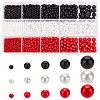 PandaHall Elite 1860Pcs Imitation Pearl Acrylic Beads Sets OACR-PH0004-24-1