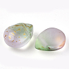Two Tone Transparent Spray Painted Glass Beads GLAA-T017-01-B01-2