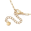 Brass Paperclip Chain Necklaces NJEW-JN04929-5