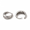 316 Stainless Steel Hoop Earrings for Women EJEW-C004-15P-2