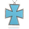 Alloy Resin Arman Maltese Cross Big Pendants PALLOY-J098-03AS-1