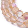 Synthetic Moonstone Beads Strands G-F142-12mm-13-3