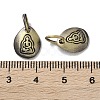 Tibetan Style Brass Pendants KK-M284-30AB-3