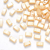 2-Hole Baking Painted Glass Seed Beads SEED-S031-M-593-1