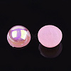 ABS Plastic Imitation Pearl Cabochons OACR-S025-6mm-11-2