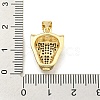 Brass Micro Pave Cubic Zirconia Pendants KK-K354-13H-G-3