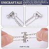 Unicraftale 304 Stainless Steel Clasps Sets STAS-UN0010-94P-5