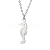 Non-Tarnish Ocean Theme Pendant Necklaces NJEW-JN04871-4