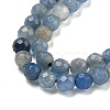 Dyed & Heated Natural Blue Aventurine Beads Strands G-E571-A10-04-4