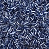 Plated Glass Bugle Beads SEED-S046-01A-26-3