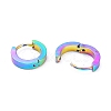 304 Stainless Steel Huggie Hoop Earrings EJEW-M284-30M-B-4