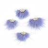 Faux Mink Fur Tassel Pendant Decorations FIND-T040-11-1